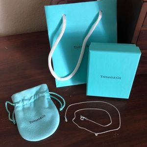 Tiffany & Co. diamond pendant necklace